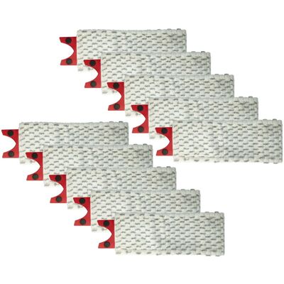 VHBW Cabeza de Fregona para Vileda 1-2 Spray - Microfibra, Gris/Blanco VHBW Cabeza de Fregona para Vileda 1-2 Spray - Microfibra, Gris/Blanco