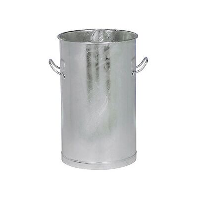 CERTEO Contenedor De Basura Sin Tapa De Acero Capacidad 100 L CERTEO Contenedor De Basura Sin Tapa De Acero Capacidad 100 L