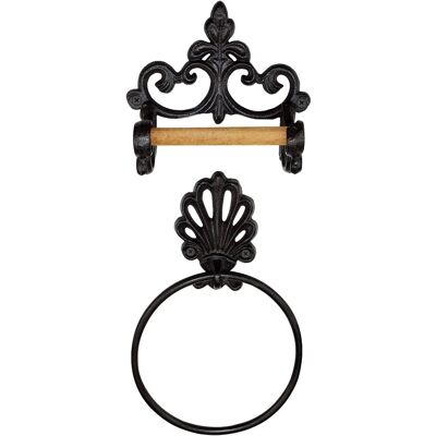 TREETALK Soporte Industrial De Hierro Fundido Para Rollo De Papel Higiénico, Soporte De Pared Para Papel Higiénico, Soporte Colgante Para Papel Higiénico TREETALK Soporte Industrial De Hierro Fundido Para Rollo De Papel Higiénico, Soporte De Pared Para Papel Higiénico, Soporte Colgante Para Papel Higiénico