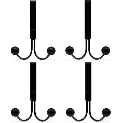 OEM Perchero De Baño, Juego De 4 Ganchos Para Colgar En La Puerta, Aptos Para Ropa, Ganchos De Metal Para Puerta, 2 Ganchos -crezuo OEM Perchero De Baño, Juego De 4 Ganchos Para Colgar En La Puerta, Aptos Para Ropa, Ganchos De Metal Para Puerta, 2 Ganchos -crezuo