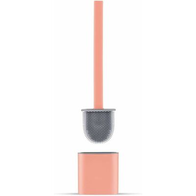 DPZO Escobilla De Baño Plana De Silicona Con Soporte, Antigoteo, Antibacteriana, Ventilada, De Secado Rápido Y Sin Olor, Para Montaje En Pared O Suelo, Para Baño Y Aseo, Color Rosa. DPZO Escobilla De Baño Plana De Silicona Con Soporte, Antigoteo, Antibacteriana, Ventilada, De Secado Rápido Y Sin Olor, Para Montaje En Pared O Suelo, Para Baño Y Aseo, Color Rosa.