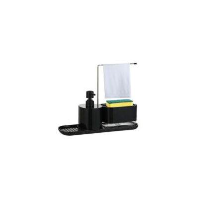 OEM Juego De Dispensador De Detergente Líquido Para Lavavajillas 2 En 1, Negro: Dispensador Para Jabón De Manos Y Detergente Líquido Para Lavavajillas Con Soporte - Crezuo OEM Juego De Dispensador De Detergente Líquido Para Lavavajillas 2 En 1, Negro: Dispensador Para Jabón De Manos Y Detergente Líquido Para Lavavajillas Con Soporte - Crezuo