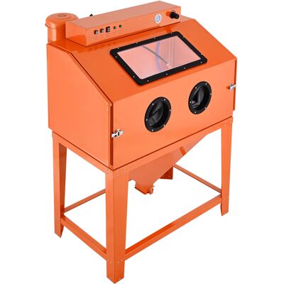 Mophorn Cabina De Arenado De 435 L, Fabricada En Acero Duradero, Equipada Con Tolva De Abrasivo De 117 L, Dos Pistolas De Arenado Y Colector De Polvo De 1.6 Hp, Ideal Para Tratamiento De Superficies Mophorn Cabina De Arenado De 435 L, Fabricada En Acero Duradero, Equipada Con Tolva De Abrasivo De 117 L, Dos Pistolas De Arenado Y Colector De Polvo De 1.6 Hp, Ideal Para Tratamiento De Superficies