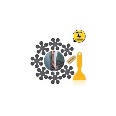 OEM Ccykxa Juego De 24 Pegatinas Antideslizantes Para Bañera Con Raspador Premium, Gris - Crezuo OEM Ccykxa Juego De 24 Pegatinas Antideslizantes Para Bañera Con Raspador Premium, Gris - Crezuo