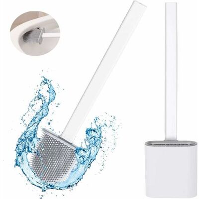 SIOKS Un Cepillo De Baño De Silicona Blanca, Con Un Soporte De Secado Rápido, Se Puede Colocar En Posición Vertical O Colgar. SIOKS Un Cepillo De Baño De Silicona Blanca, Con Un Soporte De Secado Rápido, Se Puede Colocar En Posición Vertical O Colgar.