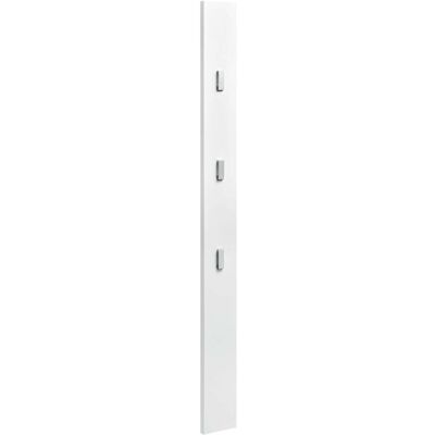 Helloshop26 - Perchero Para Armario 170 Cm Ganchos Para Ropa De Pared Panel De Pared Blanco 030002143 Helloshop26 - Perchero Para Armario 170 Cm Ganchos Para Ropa De Pared Panel De Pared Blanco 030002143