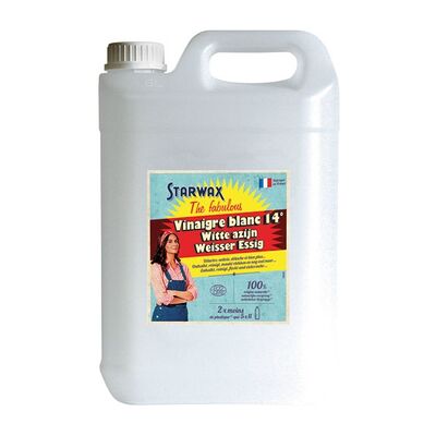 Starwax Vinagre blanco 14° Fabulous 5L - Limpiador doméstico Starwax Vinagre blanco 14° Fabulous 5L - Limpiador doméstico