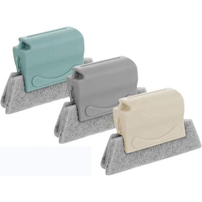 ENOWELIR Cepillo De Limpieza Para Ranuras De Ventanas – Lote De 3 Cepillos Creativos De Mano Para Ranuras Y Huecos, 3 Colores ENOWELIR Cepillo De Limpieza Para Ranuras De Ventanas – Lote De 3 Cepillos Creativos De Mano Para Ranuras Y Huecos, 3 Colores