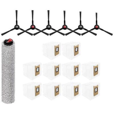 OEM Accesorios Para La Mopa Eufy Omni E25 / E28: Cepillo Lateral, Rodillo Y Bolsa Para El Polvo. OEM Accesorios Para La Mopa Eufy Omni E25 / E28: Cepillo Lateral, Rodillo Y Bolsa Para El Polvo.