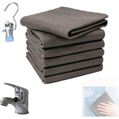 OEM Paño Antical De Nanofibras Ultraabsorbente, Paño Magic Clean, Limpieza Eficaz Para Espejos, Cristales De Coche, Cocina Y Baño (5 Piezas, 30 X 30 Cm) OEM Paño Antical De Nanofibras Ultraabsorbente, Paño Magic Clean, Limpieza Eficaz Para Espejos, Cristales De Coche, Cocina Y Baño (5 Piezas, 30 X 30 Cm)