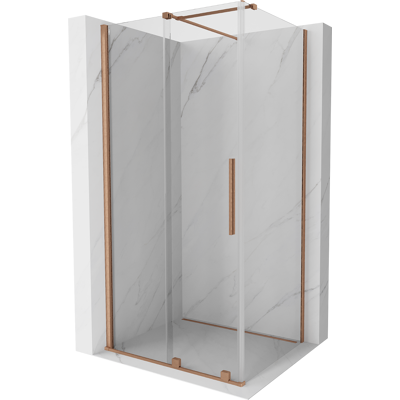 Mexen Velar Cabina De Ducha Corredera 100 X 110 Cm, Transparente, Cobre Cepillado - 871-100-110-01-65 Mexen Velar Cabina De Ducha Corredera 100 X 110 Cm, Transparente, Cobre Cepillado - 871-100-110-01-65