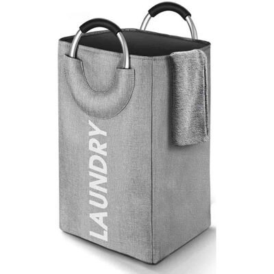 OEM Cesto De Ropa Plegable De Alta Calidad Y Gran Capacidad, De Tela, Gris, 45 L - Crezuo OEM Cesto De Ropa Plegable De Alta Calidad Y Gran Capacidad, De Tela, Gris, 45 L - Crezuo