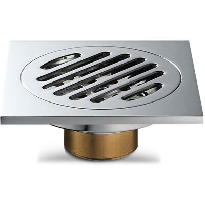 SIOKS Desagüe De Piso Para Baño, Totalmente De Cobre, A Prueba De Olores, Poco Profundo, Con Sello De Agua De Un Solo Uso, 61212 Cromado, Sunny SIOKS Desagüe De Piso Para Baño, Totalmente De Cobre, A Prueba De Olores, Poco Profundo, Con Sello De Agua De Un Solo Uso, 61212 Cromado, Sunny