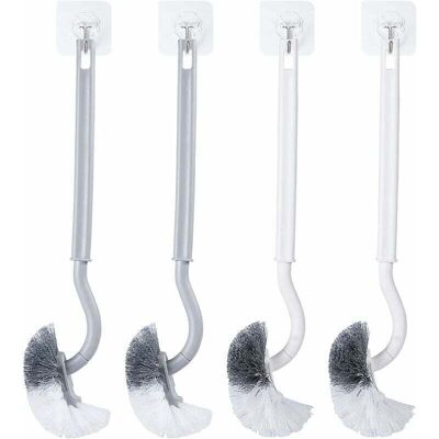 OEM -paquete De 4 Cepillos Para Inodoro, Cepillos Para Inodoro Con Limpieza De Bordes, Cepillos Para Inodoro Con Mango Largo, Cepillos Para Inodoro De Limpieza Profunda (gris/blanco)- Crezuo OEM -paquete De 4 Cepillos Para Inodoro, Cepillos Para Inodoro Con Limpieza De Bordes, Cepillos Para Inodoro Con Mango Largo, Cepillos Para Inodoro De Limpieza Profunda (gris/blanco)- Crezuo
