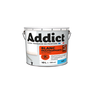 Pintura De Glicerol Para Múltiples Soportes Con Manchas 10 Litros Blanco Mate - Addict Pintura De Glicerol Para Múltiples Soportes Con Manchas 10 Litros Blanco Mate - Addict