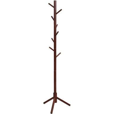 OEM Perchero Independiente De Madera De Caucho – 8 Ganchos Ajustables – Capacidad De 3,2 Kg Por Gancho – Base Estable De 3 Patas – Para Recibidor Y Oficina -crezuo OEM Perchero Independiente De Madera De Caucho – 8 Ganchos Ajustables – Capacidad De 3,2 Kg Por Gancho – Base Estable De 3 Patas – Para Recibidor Y Oficina -crezuo