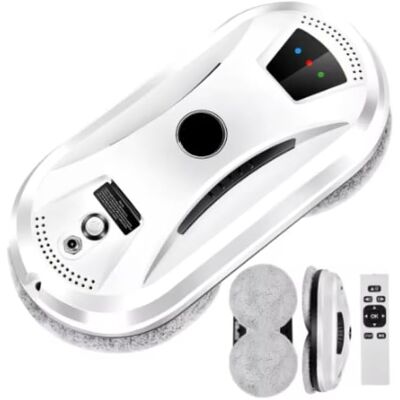 OEM Robot Limpiacristales Automático, Robot De Lavado De Ventanas, 5600 Pa, Con Control Remoto, Navegación Inteligente, Detección De Bordes, 10 Paños De Limpieza Lavables. OEM Robot Limpiacristales Automático, Robot De Lavado De Ventanas, 5600 Pa, Con Control Remoto, Navegación Inteligente, Detección De Bordes, 10 Paños De Limpieza Lavables.