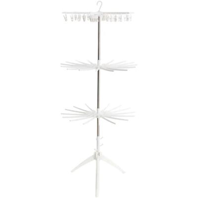 OEM Tendedero De Ropa De 3 Niveles Con Perchas Y Pinzas - Blanco-crezuo OEM Tendedero De Ropa De 3 Niveles Con Perchas Y Pinzas - Blanco-crezuo