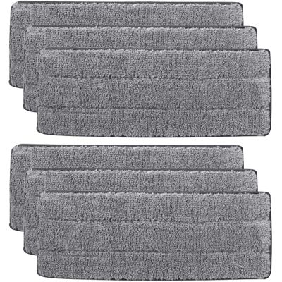 6 Piezas De Almohadillas Para Trapeador, Almohadillas De Repuesto Para Trapeador, Almohadilla De Limpieza De Cabezal De Trapeador Doméstico De Microfibra, Para Limpieza Y Fregado De Pisos Húme - Csparkv 6 Piezas De Almohadillas Para Trapeador, Almohadillas De Repuesto Para Trapeador, Almohadilla De Limpieza De Cabezal De Trapeador Doméstico De Microfibra, Para Limpieza Y Fregado De Pisos Húme - Csparkv