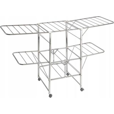 Maximex Tendedero Wenko Acero Inoxidable 2 Niveles Plegable Maximex Tendedero Wenko Acero Inoxidable 2 Niveles Plegable
