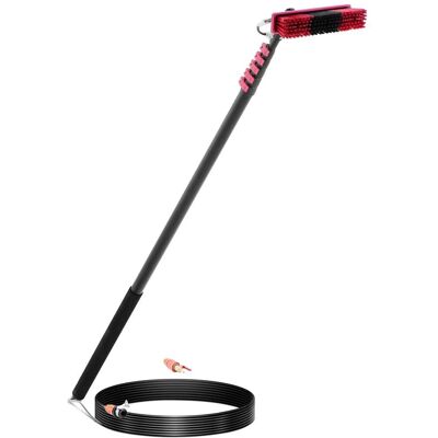 HELLOSHOP26 Limpiacristales Telescópico Profesional Con Suministro De Agua Para Paneles Solares Y Ventanas 1800 9050 Mm Pu Pp Fibra De Vidrio Fibra De Carbono Negro 140009234 HELLOSHOP26 Limpiacristales Telescópico Profesional Con Suministro De Agua Para Paneles Solares Y Ventanas 1800 9050 Mm Pu Pp Fibra De Vidrio Fibra De Carbono Negro 140009234