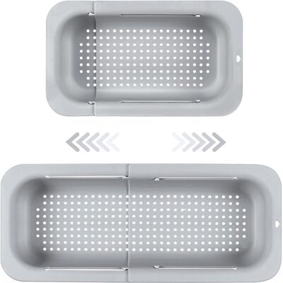 OEM Escurridor De Fregadero Extensible – Material Pp Apto Para Uso Alimentario – Orificios De Drenaje Eficientes – Secado Rápido – Fácil De Limpiar Y Duradero. (gris Claro) OEM Escurridor De Fregadero Extensible – Material Pp Apto Para Uso Alimentario – Orificios De Drenaje Eficientes – Secado Rápido – Fácil De Limpiar Y Duradero. (gris Claro)