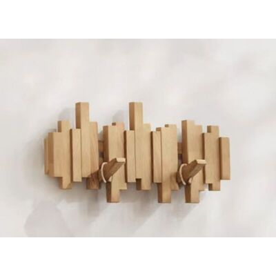 OEM Perchero De Pared De Madera Maciza Con 6 Ganchos – Carga Máxima 50 Kg – Diseño Plegable Para Recibidor Y Baño -crezuo OEM Perchero De Pared De Madera Maciza Con 6 Ganchos – Carga Máxima 50 Kg – Diseño Plegable Para Recibidor Y Baño -crezuo