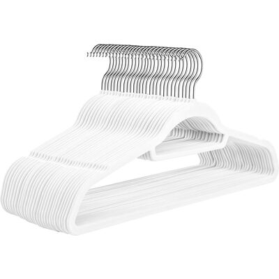 OEM Juego De 30 Perchas Antideslizantes De Abs Flocado Para Guardar Ropa En Casa. "perchero Mágico Y Sin Costuras". OEM Juego De 30 Perchas Antideslizantes De Abs Flocado Para Guardar Ropa En Casa. "perchero Mágico Y Sin Costuras".