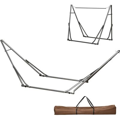 Jssevn - Soporte Para Hamaca 2 En 1, Resistente A La Intemperie, Tendedero, 290 Cm X 92 Cm X 88 Cm, Negro Jssevn - Soporte Para Hamaca 2 En 1, Resistente A La Intemperie, Tendedero, 290 Cm X 92 Cm X 88 Cm, Negro