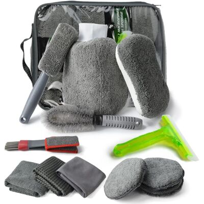 OEM Herramientas Profesionales Para La Limpieza De Autos, Guantes De Esponja, Kits De Lavado De Microfibra, Kit De Limpieza De Microfibra Para Lavado De Autos, Paños De Limpieza Y Guantes De Lavado (grise OEM Herramientas Profesionales Para La Limpieza De Autos, Guantes De Esponja, Kits De Lavado De Microfibra, Kit De Limpieza De Microfibra Para Lavado De Autos, Paños De Limpieza Y Guantes De Lavado (grise
