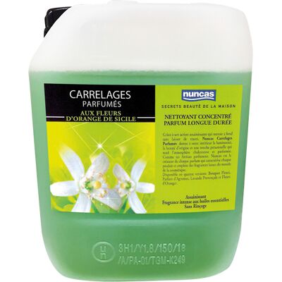 Limpiador De Azulejos Con Aroma A Flores De Naranja De Sicilia 5l - Nuncas Limpiador De Azulejos Con Aroma A Flores De Naranja De Sicilia 5l - Nuncas