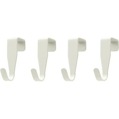 OEM Un Juego De 4 Ganchos Blancos Para Puertas Y Ventanas, Ganchos Decorativos, Perchas Y Soportes Para Puertas. OEM Un Juego De 4 Ganchos Blancos Para Puertas Y Ventanas, Ganchos Decorativos, Perchas Y Soportes Para Puertas.
