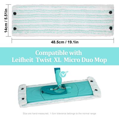 OEM Apto Para Su Uso Con Leifheit Clean Twist Xl Microduo (paquete De 4, Para Uso En Superficies Secas Y Húmedas). OEM Apto Para Su Uso Con Leifheit Clean Twist Xl Microduo (paquete De 4, Para Uso En Superficies Secas Y Húmedas).