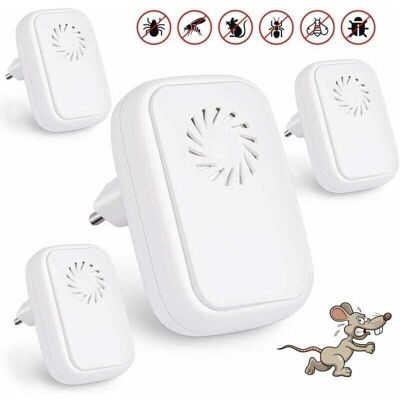OEM Paquete De 4 Repelentes Ultrasónicos De Mosquitos, Repelente Eléctrico Para Insectos, Xu, Repelente Ultrasónico De Insectos Para Interiores, Antimosquitos, Cucarachas, Pulgas --crezuo OEM Paquete De 4 Repelentes Ultrasónicos De Mosquitos, Repelente Eléctrico Para Insectos, Xu, Repelente Ultrasónico De Insectos Para Interiores, Antimosquitos, Cucarachas, Pulgas --crezuo