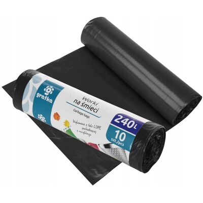 SHUMEE Bolsas De Basura Gratka 240 L Ldpe 10 Unidades SHUMEE Bolsas De Basura Gratka 240 L Ldpe 10 Unidades