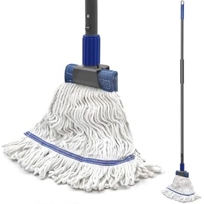 OEM Fregona Profesional De Microfibra Con Mango Extralargo De 146 Cm, Apta Para Uso En Seco Y Húmedo, Ideal Para Limpiar Suelos De Madera, Baldosas Y Hormigón (azul). OEM Fregona Profesional De Microfibra Con Mango Extralargo De 146 Cm, Apta Para Uso En Seco Y Húmedo, Ideal Para Limpiar Suelos De Madera, Baldosas Y Hormigón (azul).