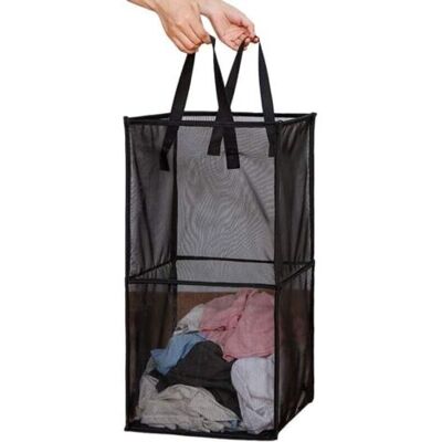 OEM Bolsa Para La Ropa Sucia Con Asas, Cesto De Ropa Sucia De Malla Portátil Y Plegable Para Lavar OEM Bolsa Para La Ropa Sucia Con Asas, Cesto De Ropa Sucia De Malla Portátil Y Plegable Para Lavar