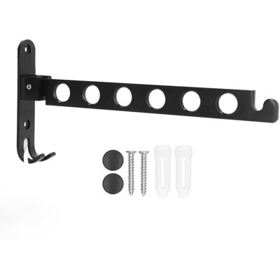 OEM Perchero Plegable Que Ahorra Espacio, Tendedero Plegable De 90° Con 6 Orificios, Negro -crezuo OEM Perchero Plegable Que Ahorra Espacio, Tendedero Plegable De 90° Con 6 Orificios, Negro -crezuo