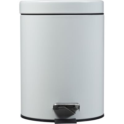 Cubo de basura con pedal Rossignol Blanco - 5L Cubo de basura con pedal Rossignol Blanco - 5L