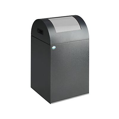 VAR Cubo de basura - 43L, Plata, Tapa automática, Duradero VAR Cubo de basura - 43L, Plata, Tapa automática, Duradero