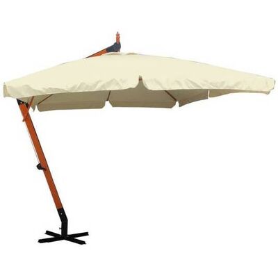 OEM Ombrellone Decent In Legno Palo 93 Star 3x3m OEM Ombrellone Decent In Legno Palo 93 Star 3x3m
