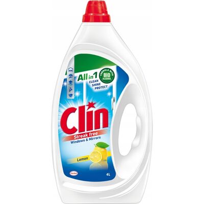 SHUMEE Limpiador De Cristales Clin Limón 4l, Recambio 1 Unidad. SHUMEE Limpiador De Cristales Clin Limón 4l, Recambio 1 Unidad.