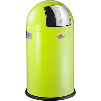 Wesco Pushboy Junior Cubo De Basura Verde Lima Acero Wesco Pushboy Junior Cubo De Basura Verde Lima Acero