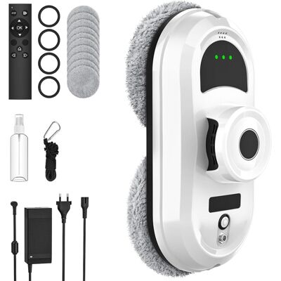 OEM Robot Limpiacristales Automático De 5600 Pa Con Tres Modos De Limpieza, Navegación Inteligente, Control Remoto, Sistema De Seguridad Y 10 Paños De Limpieza, Para Todo Tipo De Superficies Lisas. OEM Robot Limpiacristales Automático De 5600 Pa Con Tres Modos De Limpieza, Navegación Inteligente, Control Remoto, Sistema De Seguridad Y 10 Paños De Limpieza, Para Todo Tipo De Superficies Lisas.