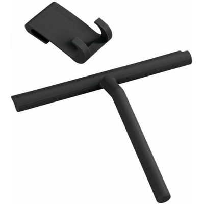 Cyslmuk - Limpiador De Agua Para Ventanas Y Cabinas, Negro, 21 Cm, De Silicona, Para Ventanas Y Espejos De Baño. Cyslmuk - Limpiador De Agua Para Ventanas Y Cabinas, Negro, 21 Cm, De Silicona, Para Ventanas Y Espejos De Baño.