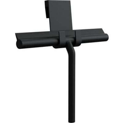 GOTRAYS Escobilla De Ducha De Silicona Negra Con Soporte, 21 Cm, Limpieza Sin Rayas Para Cristales, Espejos Y Azulejos GOTRAYS Escobilla De Ducha De Silicona Negra Con Soporte, 21 Cm, Limpieza Sin Rayas Para Cristales, Espejos Y Azulejos