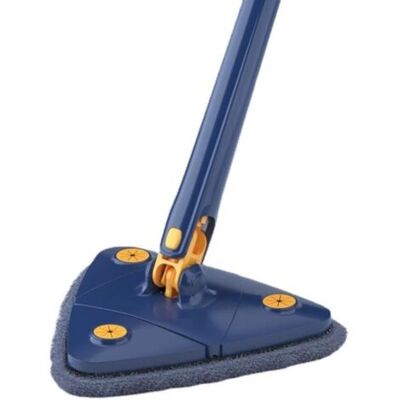 OEM Fregona Triangular Upattend, Fregona De Limpieza Ajustable Con Rotación De 360°, Para Uso En Seco Y Húmedo, Con Mango Extensible, Escurrido Automático Para Limpiar Paredes Y Techos (azul). OEM Fregona Triangular Upattend, Fregona De Limpieza Ajustable Con Rotación De 360°, Para Uso En Seco Y Húmedo, Con Mango Extensible, Escurrido Automático Para Limpiar Paredes Y Techos (azul).
