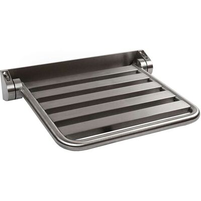 Reming Productos De Acero Inoxidable - Asiento Plegable, Acero Inoxidable Cepillado Alt7 Reming Productos De Acero Inoxidable - Asiento Plegable, Acero Inoxidable Cepillado Alt7