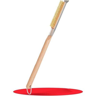 OEM Cepillo Para Horno De Pizza Y Piedra Con Raspador De 53 Cm (21") - Limpiar Después De Cada Uso. Mango De Madera Largo Y Resistente. Fácil De Usar. -crezuo OEM Cepillo Para Horno De Pizza Y Piedra Con Raspador De 53 Cm (21") - Limpiar Después De Cada Uso. Mango De Madera Largo Y Resistente. Fácil De Usar. -crezuo