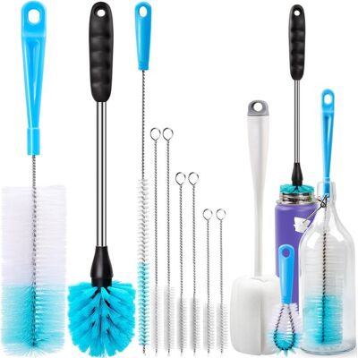 NO BRAND Cepillo Para Botellas - Cepillo De Limpieza - Cepillo Para Botellas - Cepillo Para Limpiar Mangueras - Cepillo Para Limpiar Tazas - Adecuado Para Limpiar Botellas/tazas De Cuello Estrecho - Blanco NO BRAND Cepillo Para Botellas - Cepillo De Limpieza - Cepillo Para Botellas - Cepillo Para Limpiar Mangueras - Cepillo Para Limpiar Tazas - Adecuado Para Limpiar Botellas/tazas De Cuello Estrecho - Blanco
